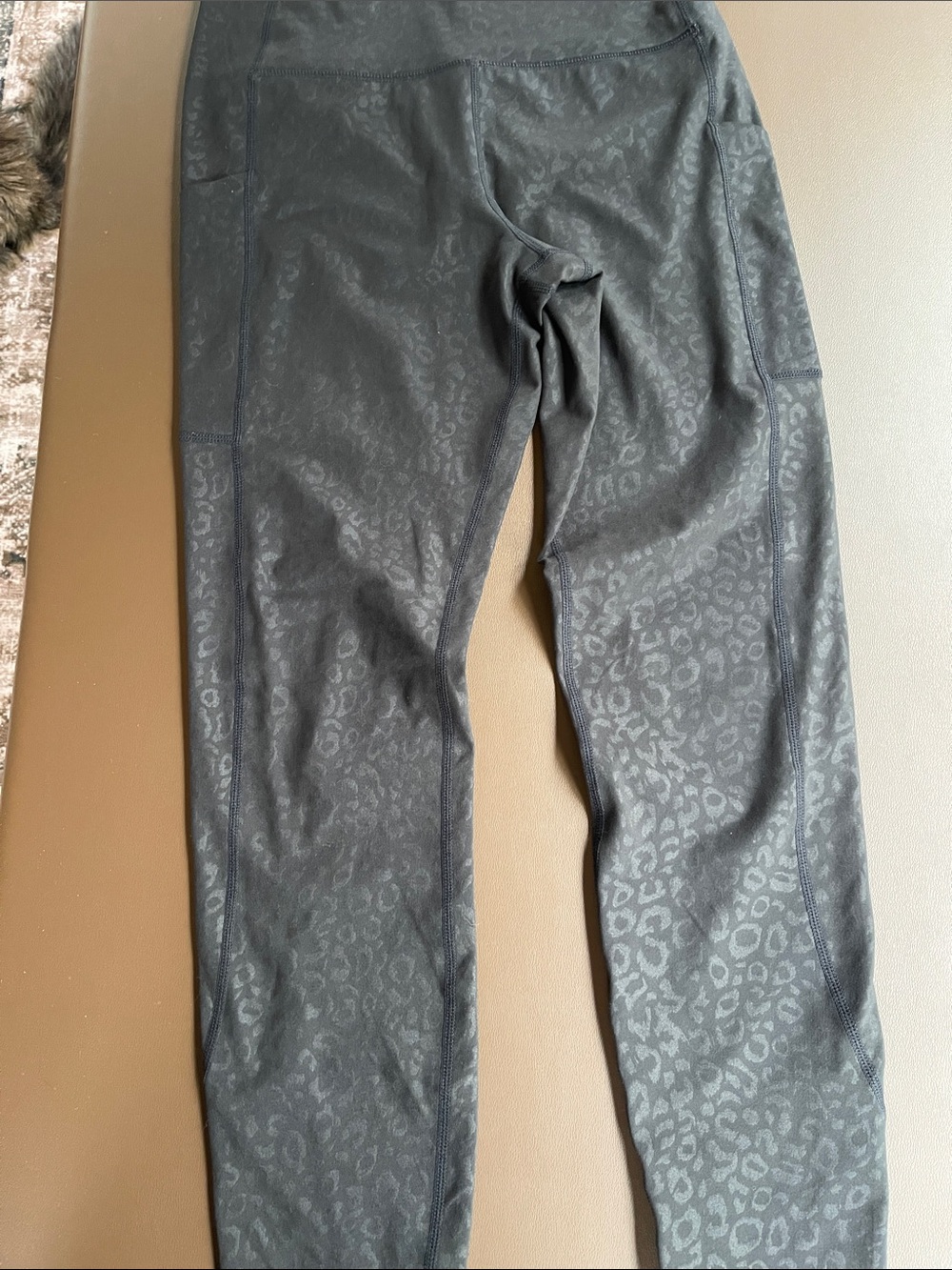 Glyder Black Subtle Leopard Jacquard Leggings